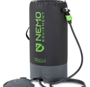 Nemo Helio LX Pressure Shower (Black/Apple Green)