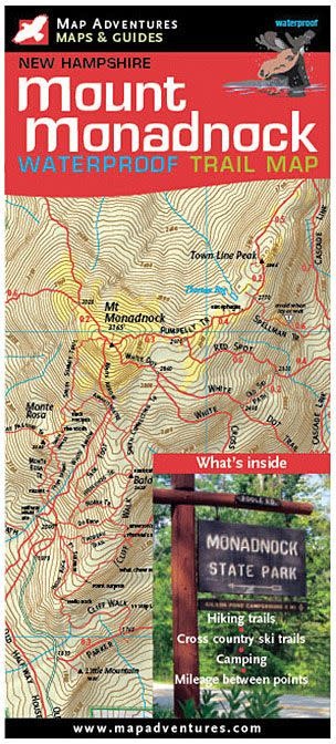 Mount Monadnock Trail Map Southern - Map Adventures Mount Monadnock Trail Map Southern 