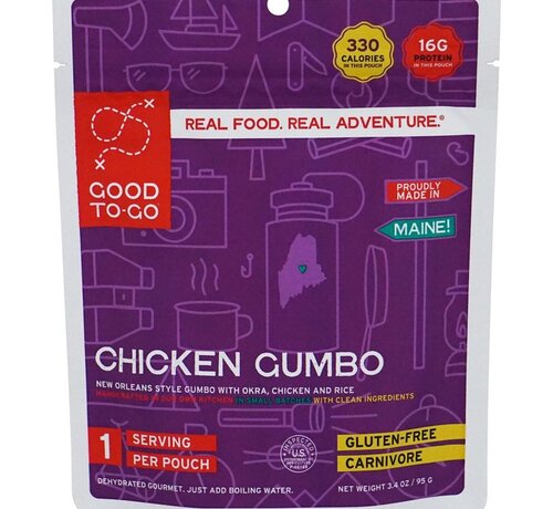 Good To-Go Chicken Gumbo Dehydrated Meal
