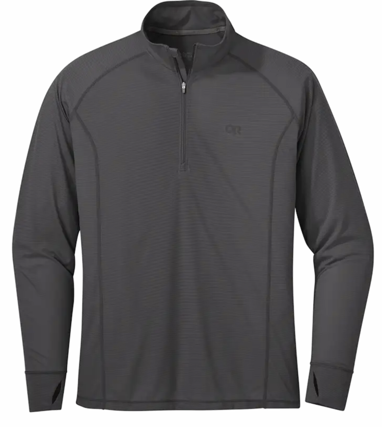 Outdoor Research Men's Echo Quarter Zip Long Sleeve