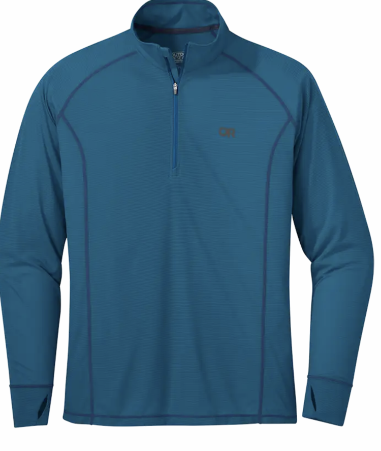 Outdoor Research Men's Echo Quarter Zip Long Sleeve