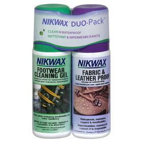 Nikwax Waterproofing Wax for Leather Liquid Duo-Pack 4.2 oz Footwear Waterproofing