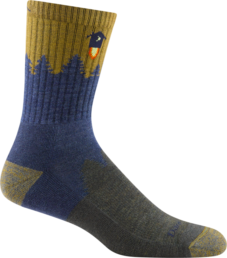 Darn Tough Vermont Men's Number 2 Micro Crew Midweight  Cushion Sock