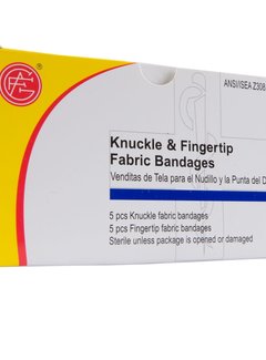 Genuine First Aid 8 Bandage, 8 Knuckle, & 16 Fingertip Bandages