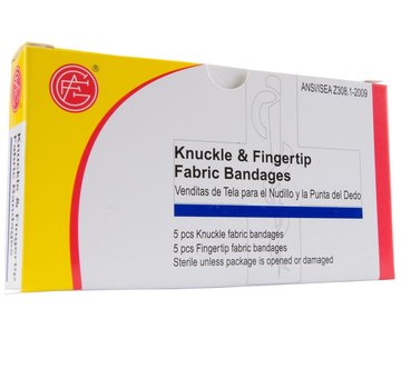 Genuine First Aid 8 Bandage, 8 Knuckle, & 16 Fingertip Bandages