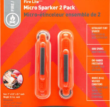 SOL Survive Outdoors Longer Fire Lite Micro Sparker 2-Pack