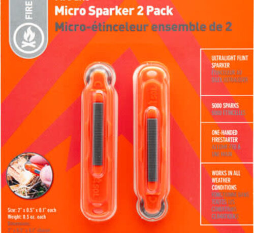 SOL Survive Outdoors Longer Fire Lite Micro Sparker 2-Pack
