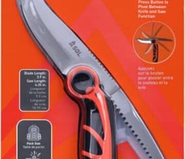 Survive Outdoors Longer Stoke Pivot Knife and Saw