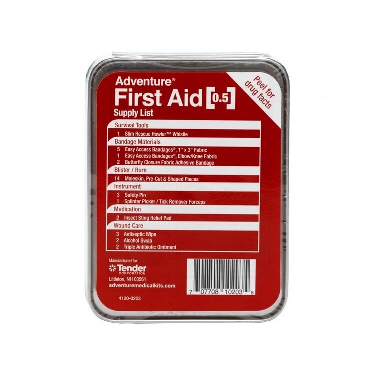 Adventure Medical Kits First Aid, 0.5 Medical Tin