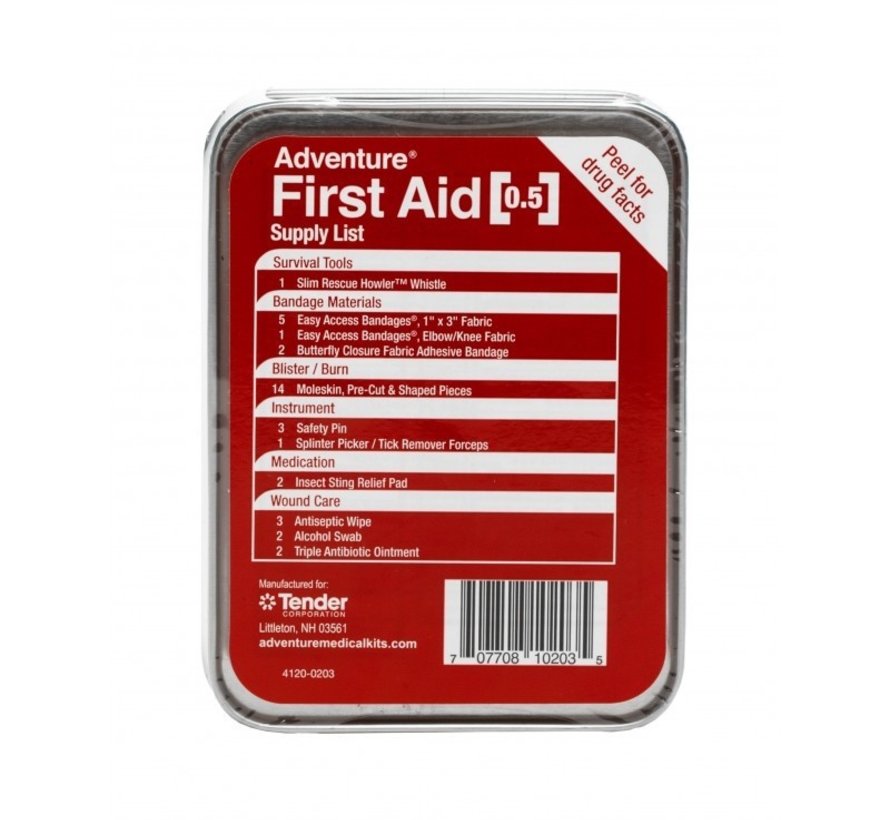 First Aid, 0.5 Medical Tin