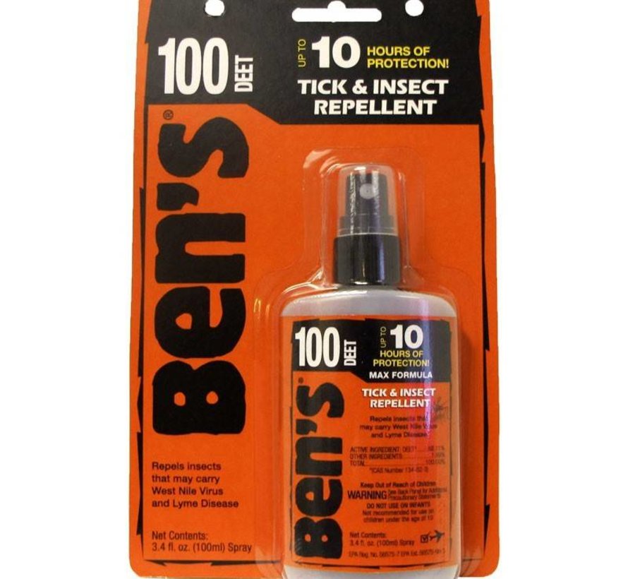 Ben's 100 Tick and Insect Repellent 3.4oz Pump Carded