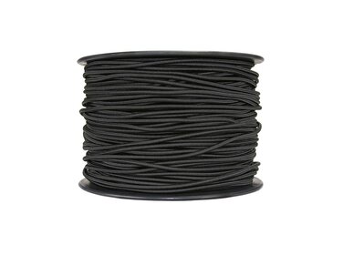 Sterling Rope 1/8" (3mm) Shock Cord Black (by the foot)