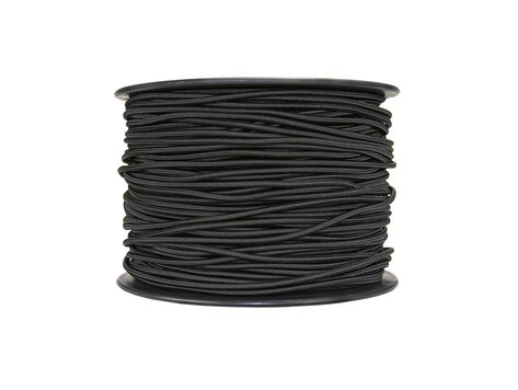 Sterling Rope 1/8" (3mm) Shock Cord Black (by the foot)