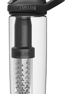 CamelBak Eddy® + filtered by LifeStraw®, 20oz Bottle with Tritan™ Renew. Clear