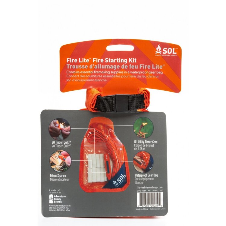 SOL Survive Outdoors Longer Fire Lite Kit in Dry Bag