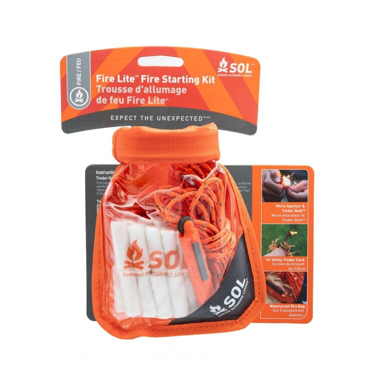 SOL Survive Outdoors Longer Fire Lite Kit in Dry Bag