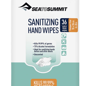 Sea To Summit Sanitizing Hand Wipes 36-pack