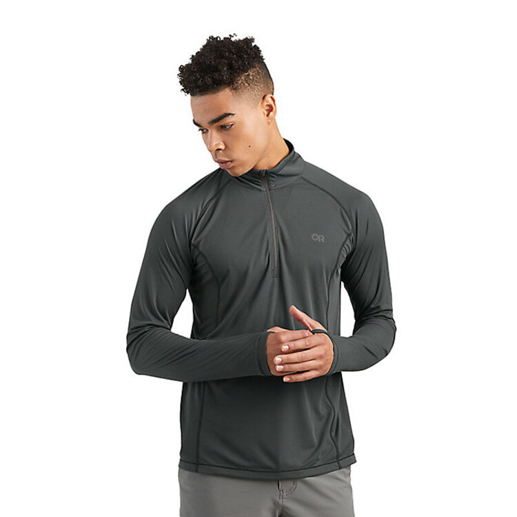 Outdoor Research Men's Echo Quarter Zip Long Sleeve
