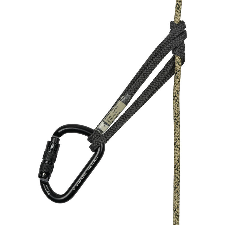 Sterling Rope 6.8mm HollowBlock2 13.5" Loop Black