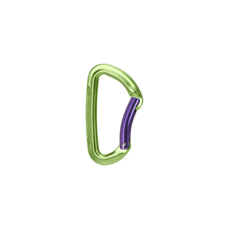 Wild Country Session Bent Gate Carabiner - Green/Purple