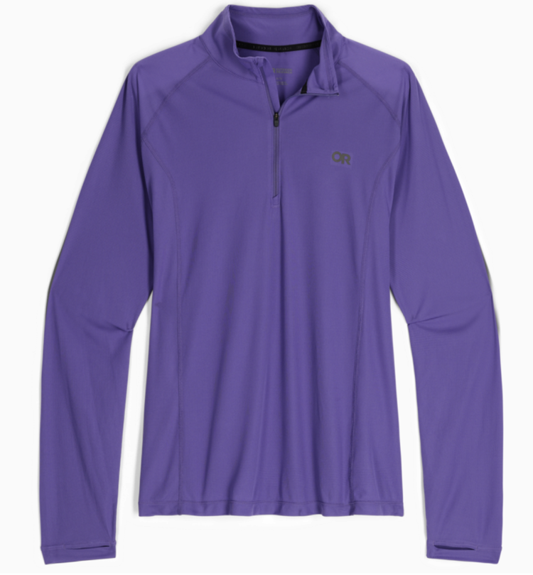 Outdoor Research Men's Echo Quarter Zip Long Sleeve