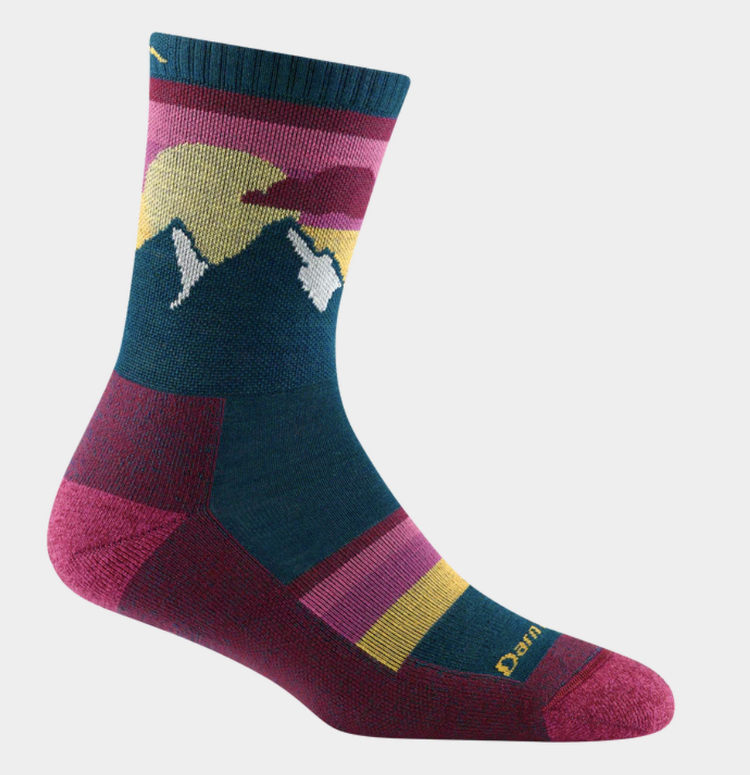 Darn Tough Vermont Women's Sunset Ledge Micro Crew Lightweight Hiking Sock