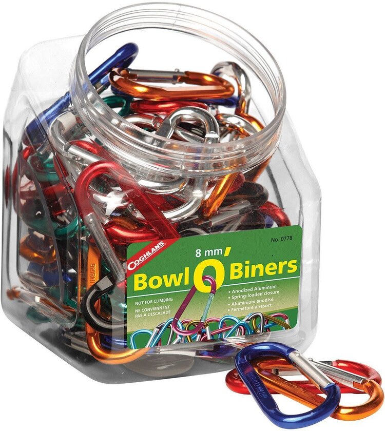 COGHLANS 8mm  Carabiner - Assorted Colors