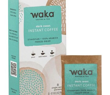 Waka Coffee Ethiopian Single-Serve Instant Coffee - Box of 8