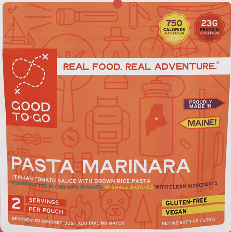 Good To-Go Pasta Marinara Dehydrated Meal