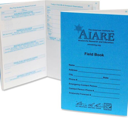 Backcountry Access AIARE Field Book