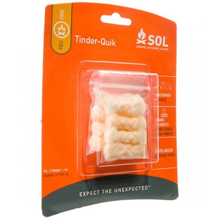 SOL Survive Outdoors Longer Tinder-Quik