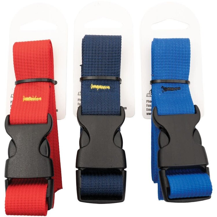 Liberty Mountain Side Release Buckle Strap - Assorted Colors 1" x 36"