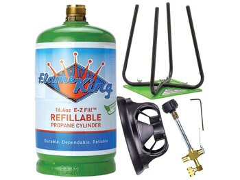 Refill Propane Kit - Refill Valve and 1L Canister