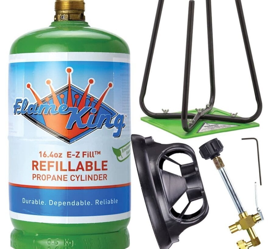 Refill Propane Kit - Refill Valve and 1L Canister