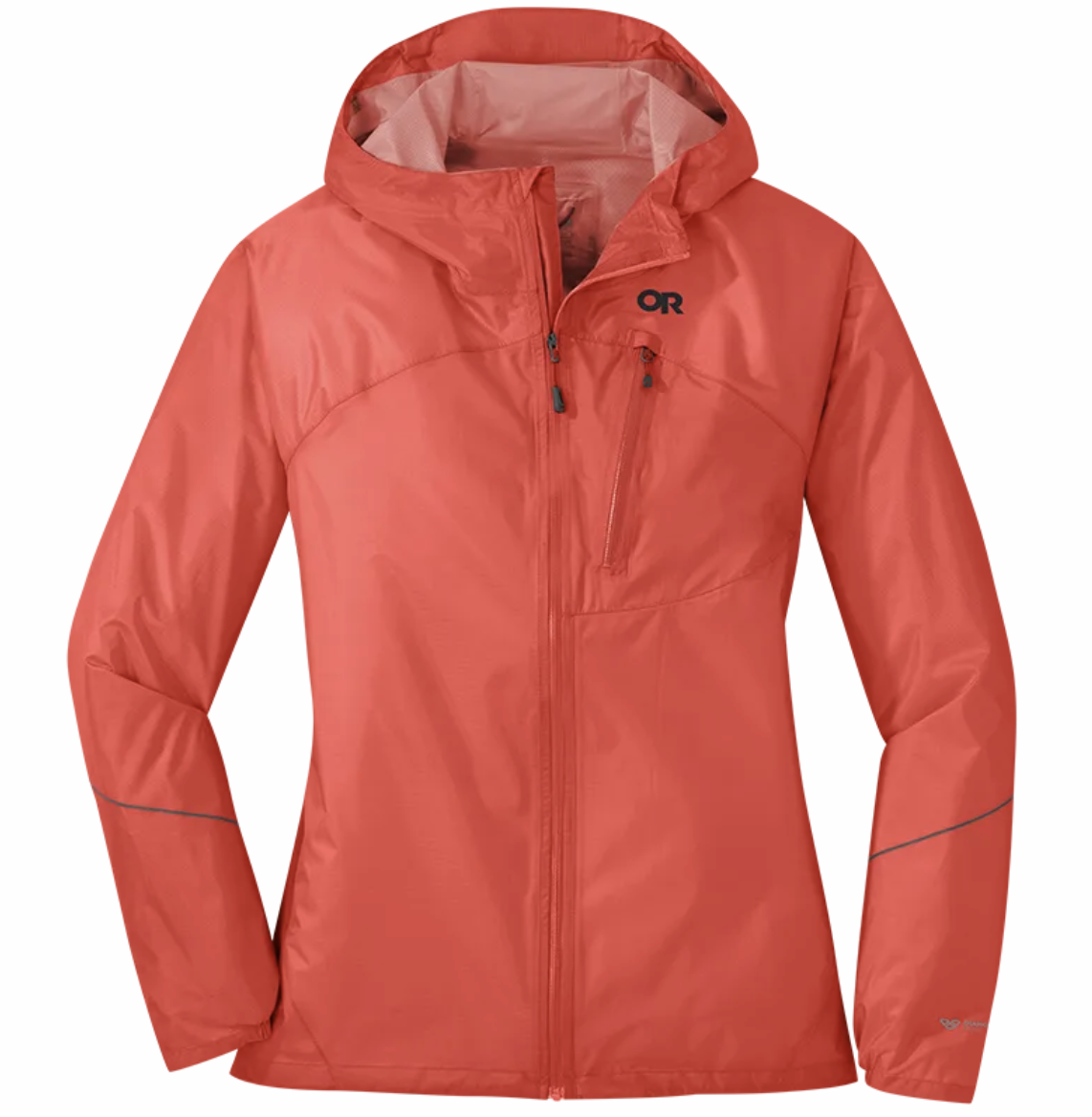 Avalanche Women's Lightweight Ripstop Rain Jacket With Zipper Pockets