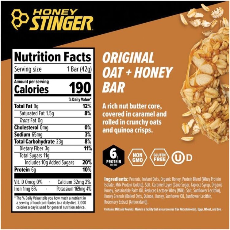 Honey Stinger Oat + Honey Bar