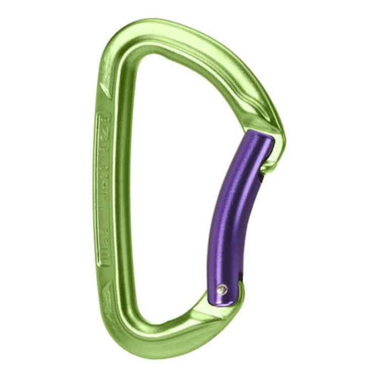 Wild Country Session Bent Gate Carabiner - Green/Purple