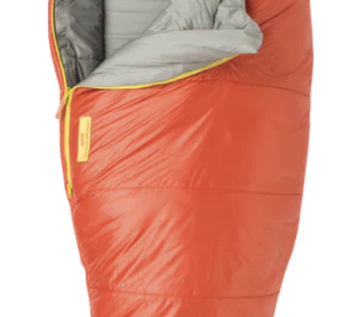 Big Agnes Kid's Little Red 20 Sleepig Bag (FireLine Core Recycled) Right Zip