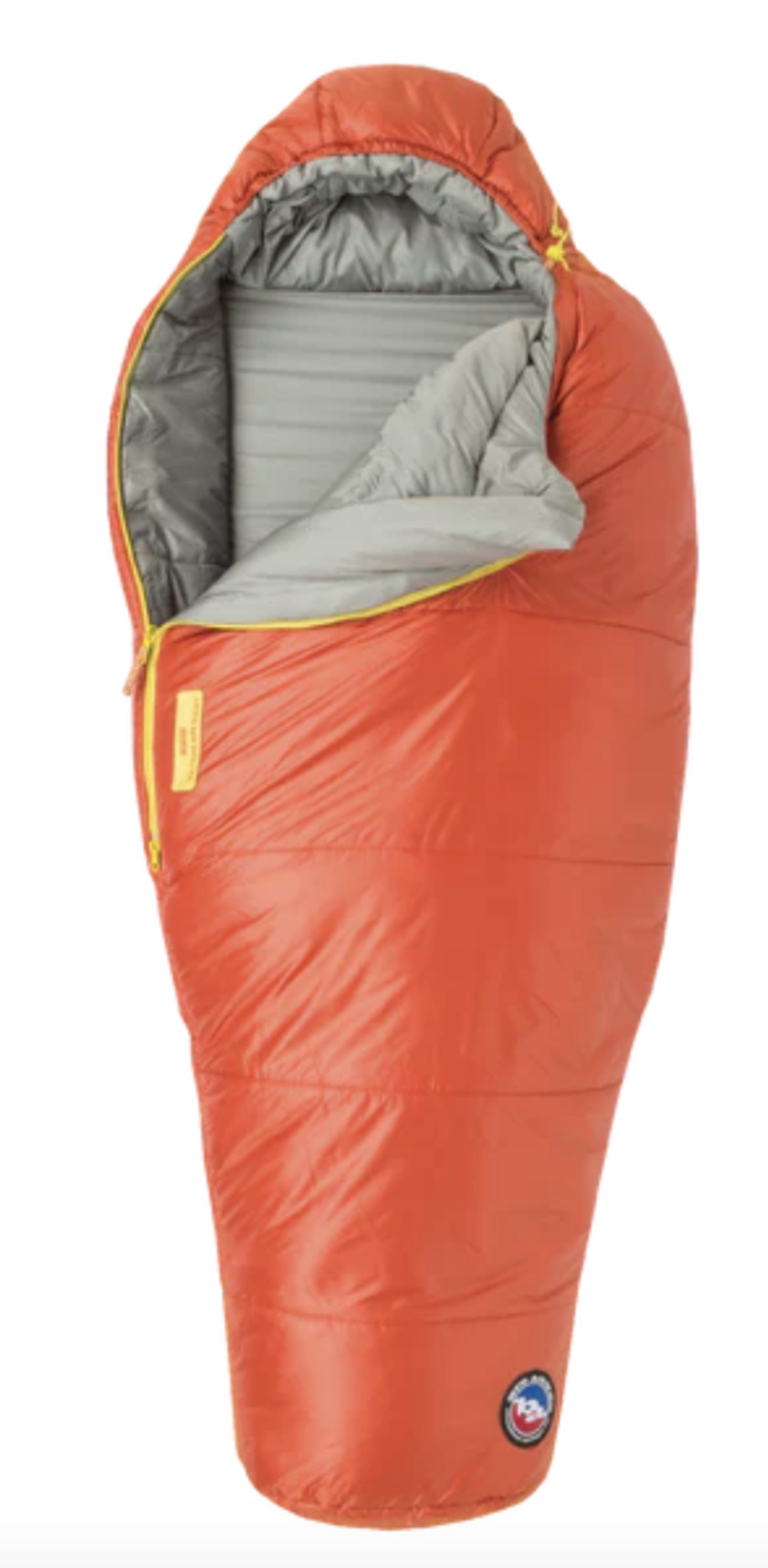 Big Agnes Kid's Little Red 20 Sleepig Bag (FireLine Core Recycled) Right Zip