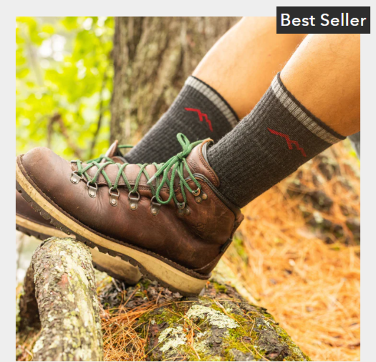 Darn Tough Vermont Men's Hiker Boot Midweight w/ Cushion