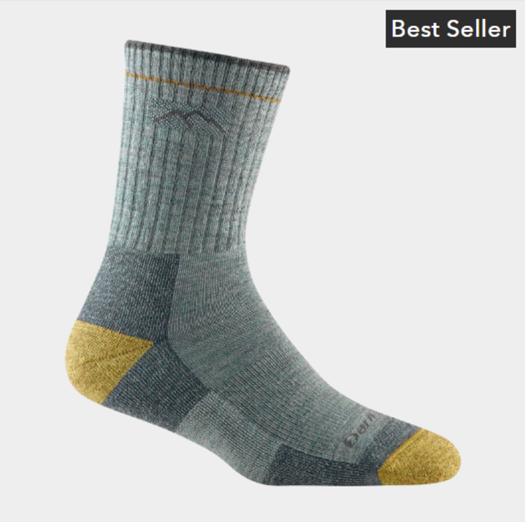 Darn Tough Vermont Women's Hiker Micro Crew Midweight Hiking Sock