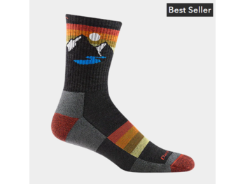 Darn Tough Vermont Men's Sunset Ridge Micro Crew Lightweight w/ Cushion