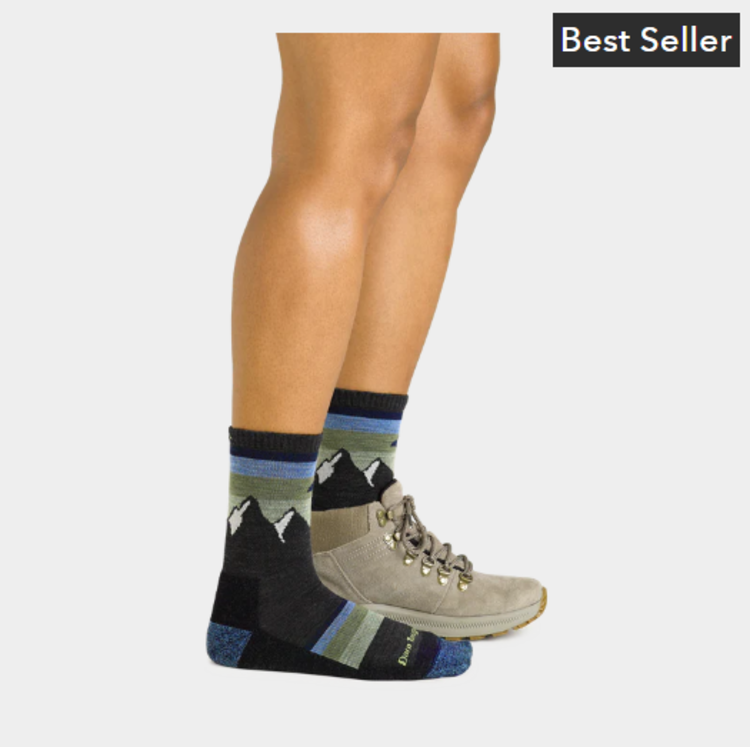 Darn Tough Vermont Women's Sunset Ledge Micro Crew Lightweight Hiking Sock