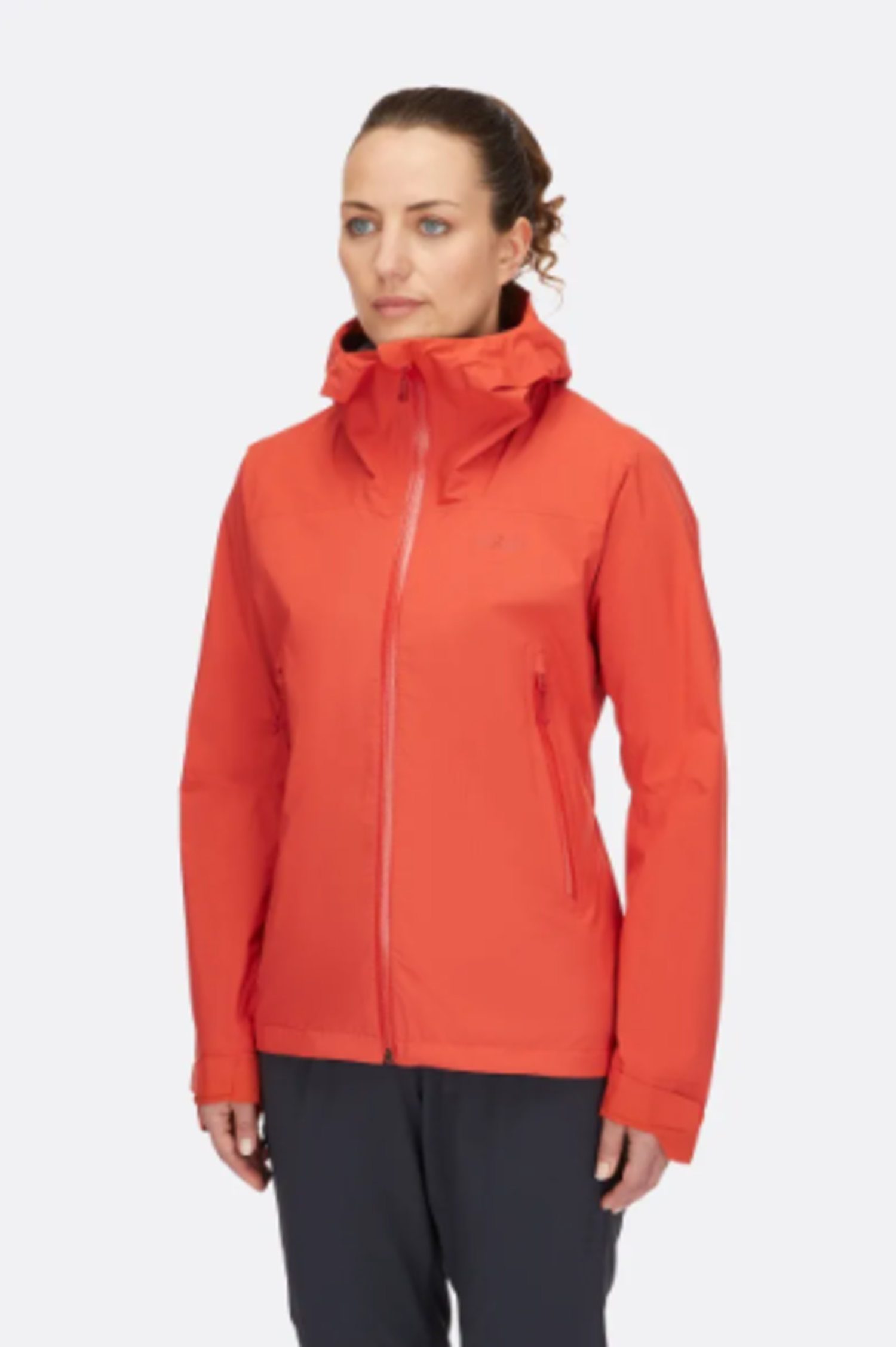 Orange waterproof jacket womens discount