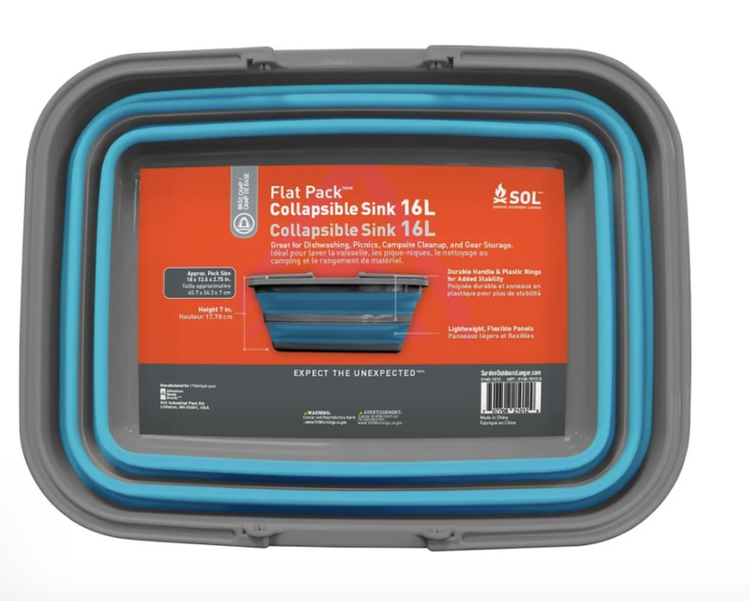 SOL Survive Outdoors Longer Flat Pack Sink