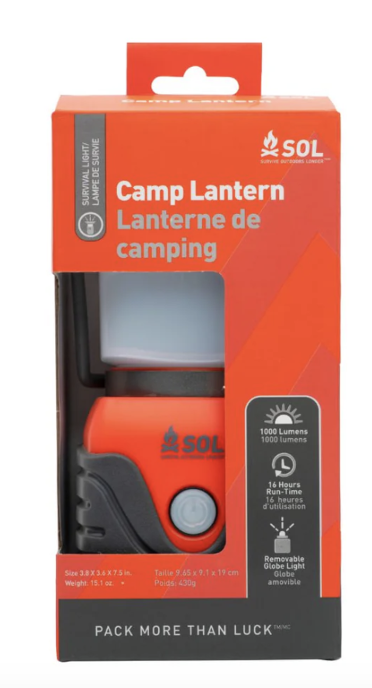 SOL Survive Outdoors Longer Camp Lantern 3D