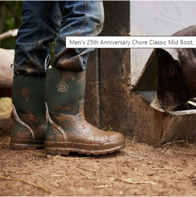 Muck Men's 25th Anniversary Chore Classic Mid Boot