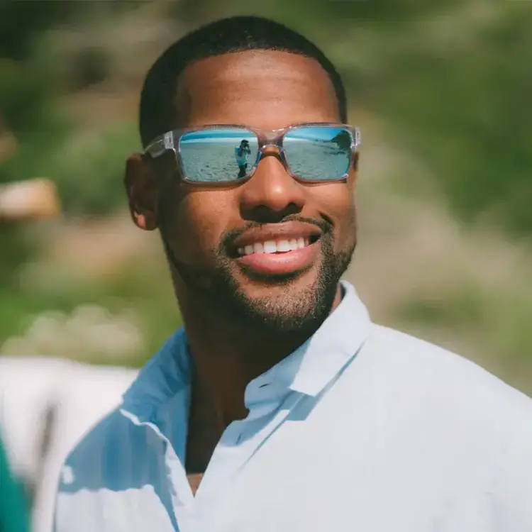 Revo Crawler Sunglasses - Matte Black-Tortoise/Blue Water