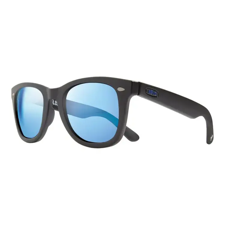 Revo Forge Sunglasses - Matte Black/Blue Water