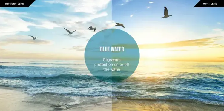 Revo Vertex Sunglasses - Matte Black/Blue Water